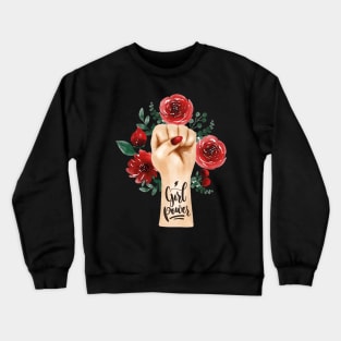 Women Power Tshirt,Women Power Stickers Crewneck Sweatshirt